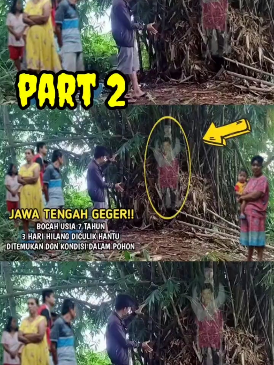 VIRAL,Hilang Di Culik Hantu Anak Umur 7Thn Di Temukan Dalam Pohon Dengan Kondisi Seperti Ini #penelusuran #ceritaseram #hantu #anak 