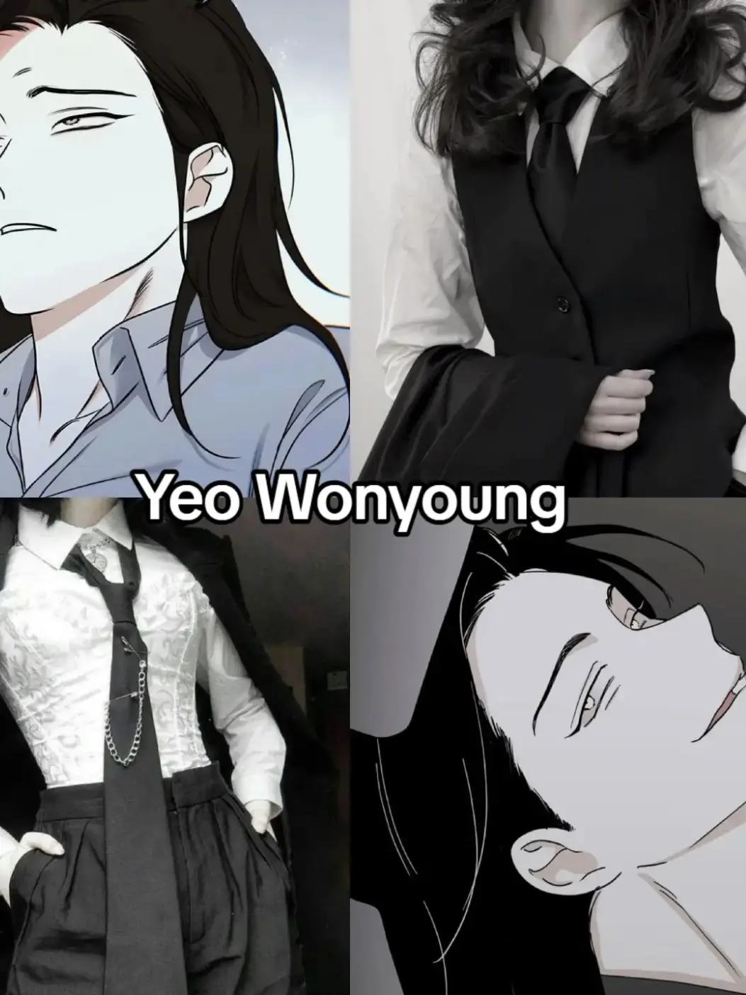 I love how she looks in a suit👑#fyppp #fyp #foryoupage❤️❤️ #mhann #mha #lowtideintwilightmanwha #yeowonyoung #suit #womeninsuits #hot 