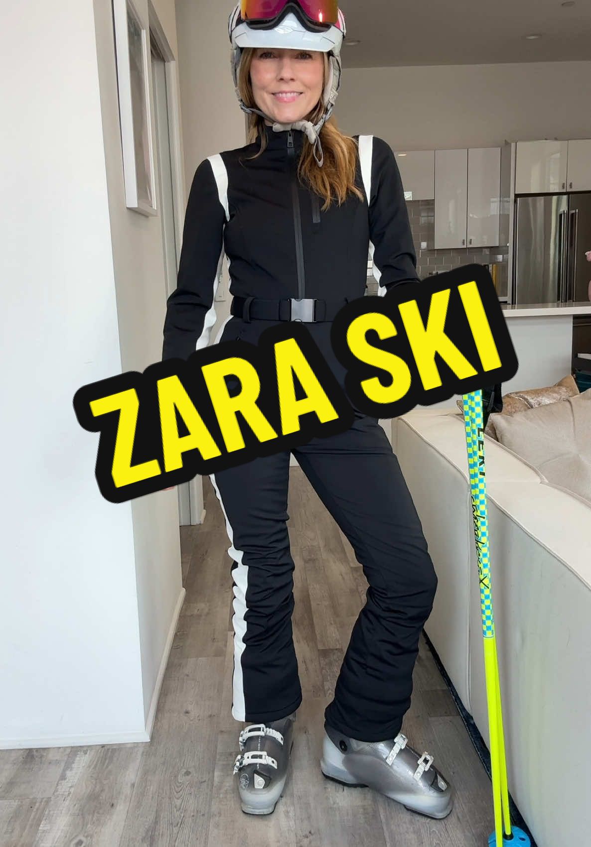 This @ZARA ski jumpsuit is so good! I don’t even have any ski trips booked for this season. But they say you should dress for the life you want, right? My favorite ski spots I would love to go to again are Aspen (Ajax), Vail (Lionshead), Beaver Creek (ski under the bridges and après at the Ritz), Deer Valley (best corduroy), and Whistler (it’s so massive and beautiful). Where are your favorite ski spots?  #beautybeyond40 #skijumpsuit #zara #recco #ski #skistyle #skisuit #zaraski #styleover40 