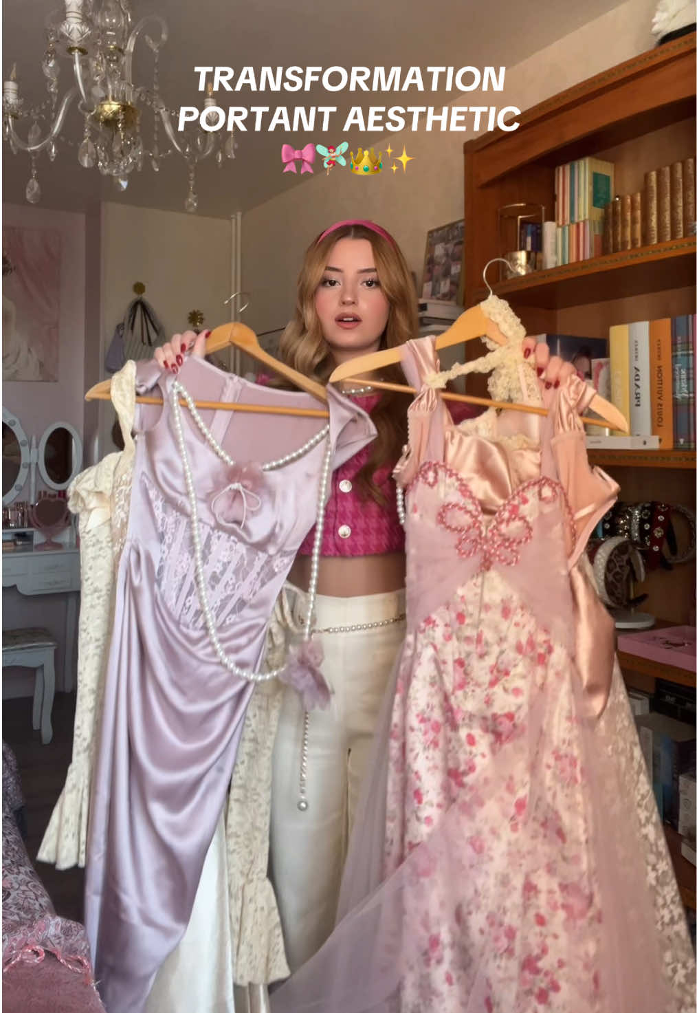 robes de princesse, vintage, féerique, rose, fancy, tout ce que j’aime au final✨