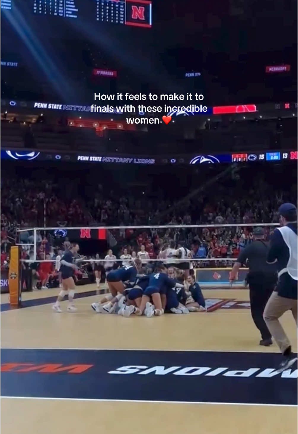 Nothing beats this feeling 🏐#volleyball #pennstate #NCAA #championship #womensvolleyball 