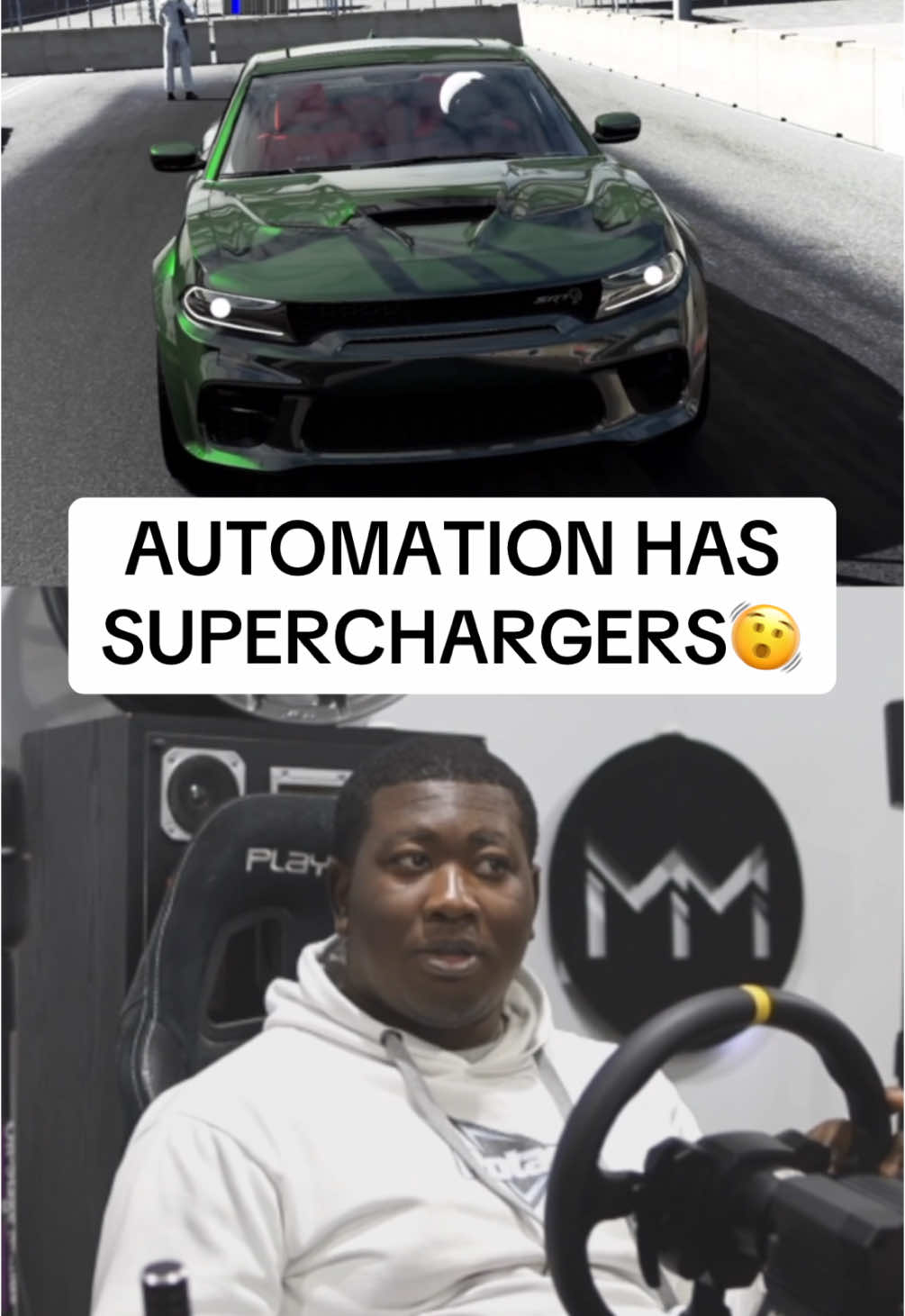 AUTOMATION HAS SUPECHARGERS NOW😦🤯 oh and IM BACK! Let’s make some videossss #monstermotoring #automationgame #assettocorsa #supercharger #hellcat @AutomationGame_Official 