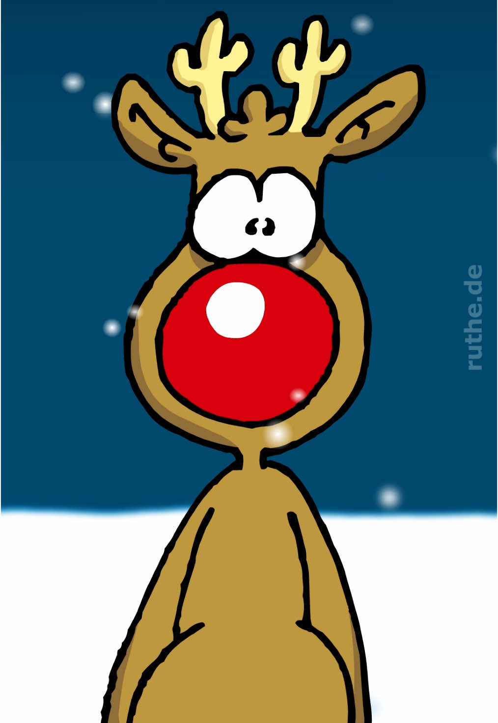 Ruthe - RUDOLPH #ruthe #weihnachten #rentier #animation