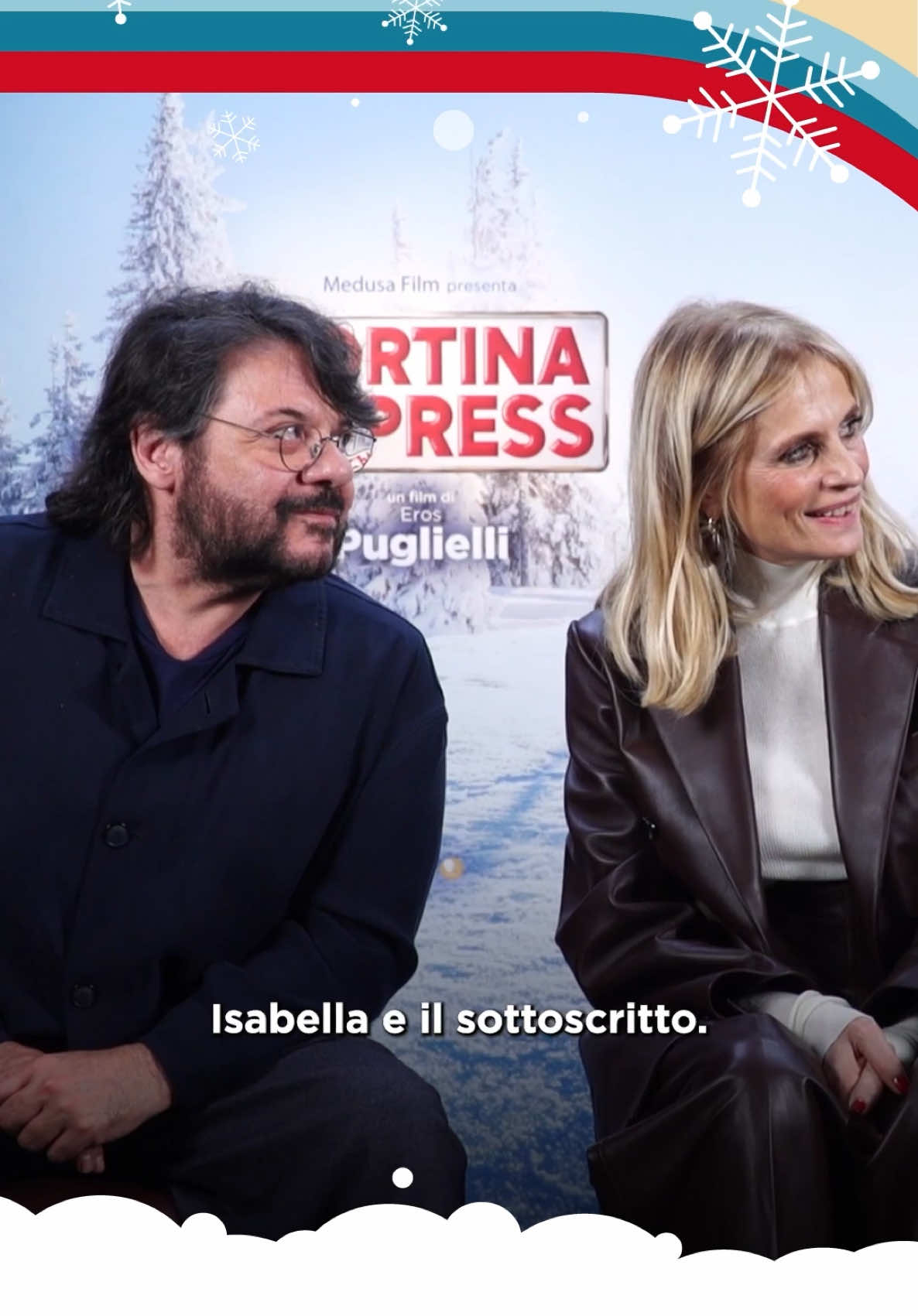 #CortinaExpress con Christian #DeSica, #Lillo e Isabella Ferrari ti aspetta ORA solo al cinema per il film delle feste 🎄🍿  #cinematok #cinepanettone