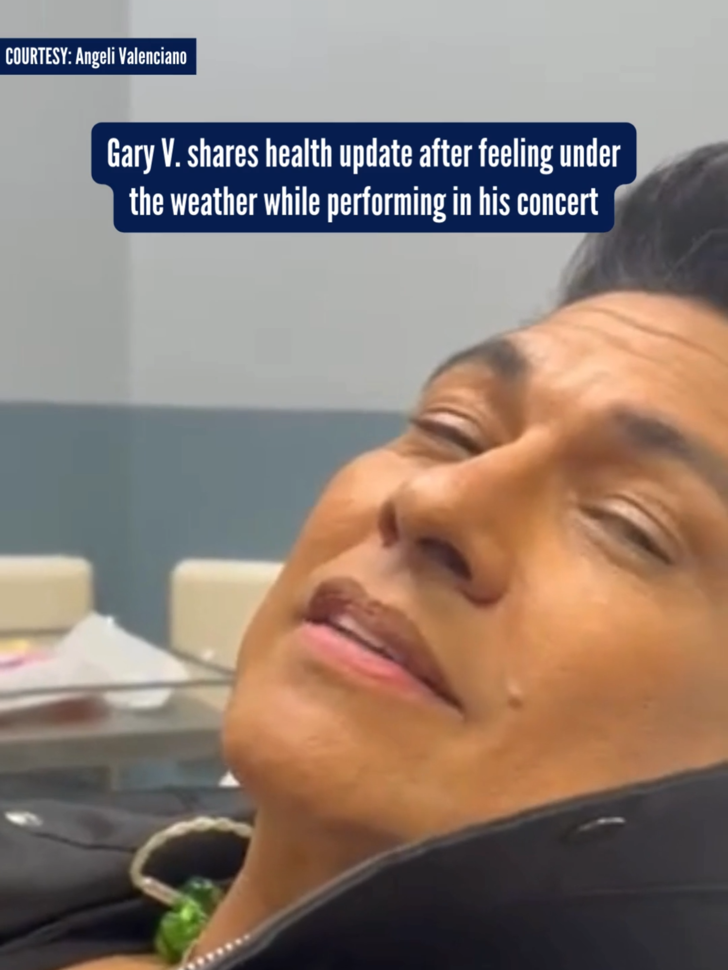 Gary Valenciano shared in a video posted online that he is okay after feeling under the weather while performing in his concert.  