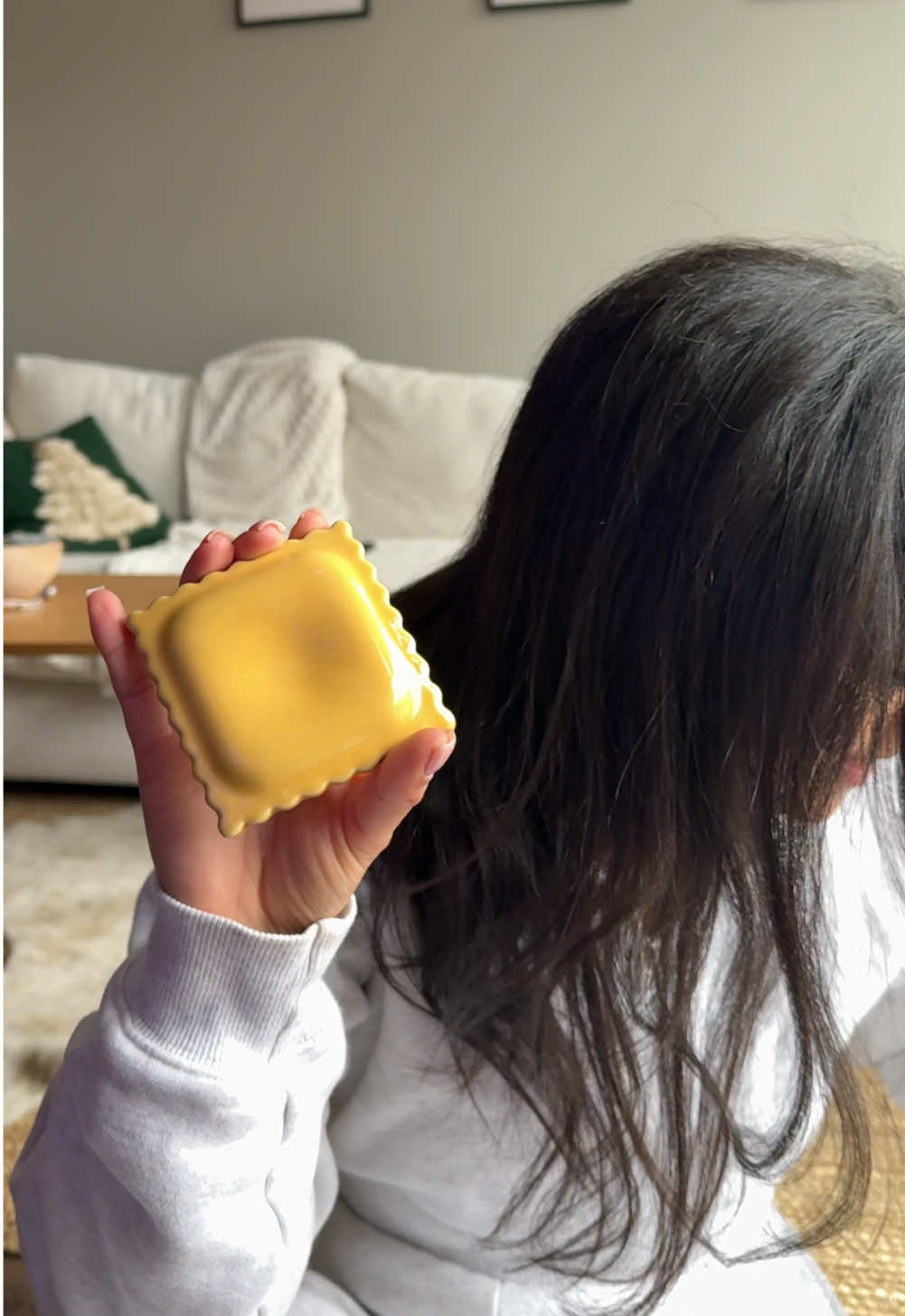 MY FAVORITE GIFT OF THE SEASON: 🍝🍝🍝 IG:booboo.clay #giftideas #ravioli #raviolispoonrest #boobooclay #italian #giftidea 