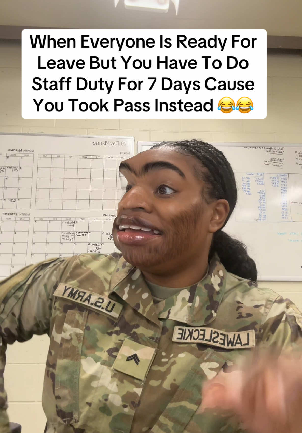 😂 😂😂 Swear I Cant Take Shit Serious 😂🥲 #miltok #tiktokmiltok🇰🇷 #CapCut #armylife #armytok #militarytiktok 