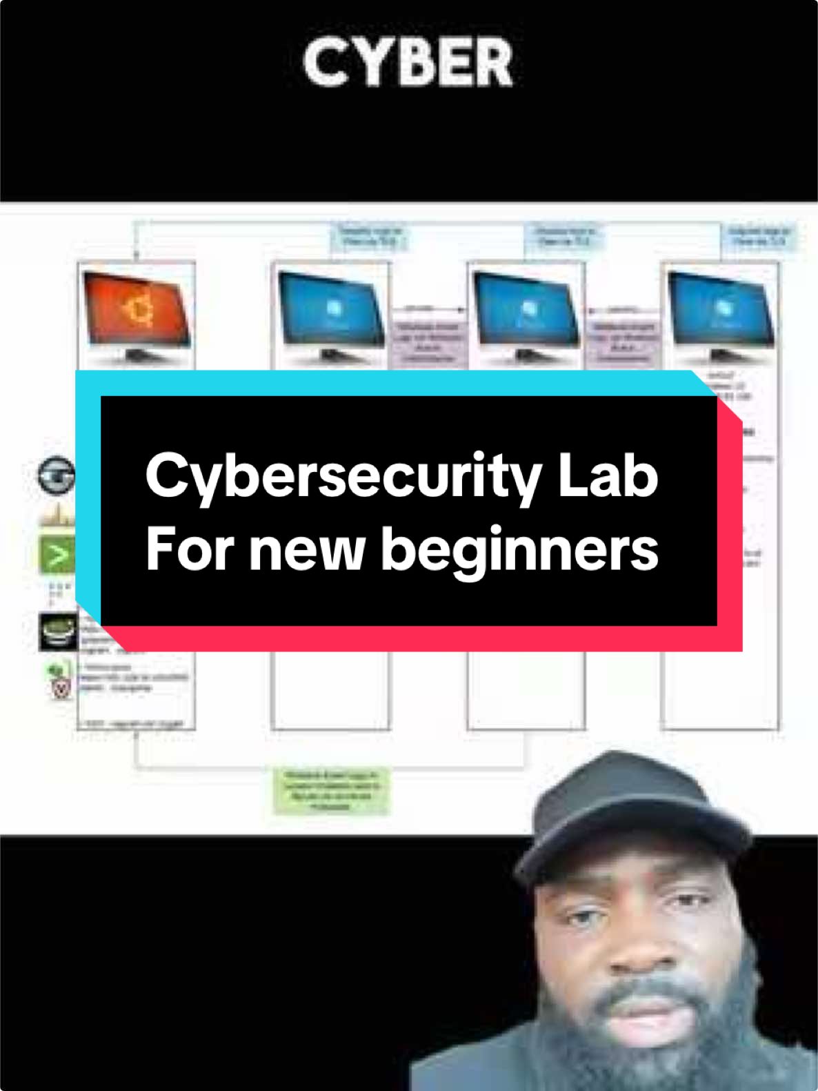 “Cybersecurity hands on lab. #cybersecurity #cybertech #tech #infotech #career #techtoktips #techtok