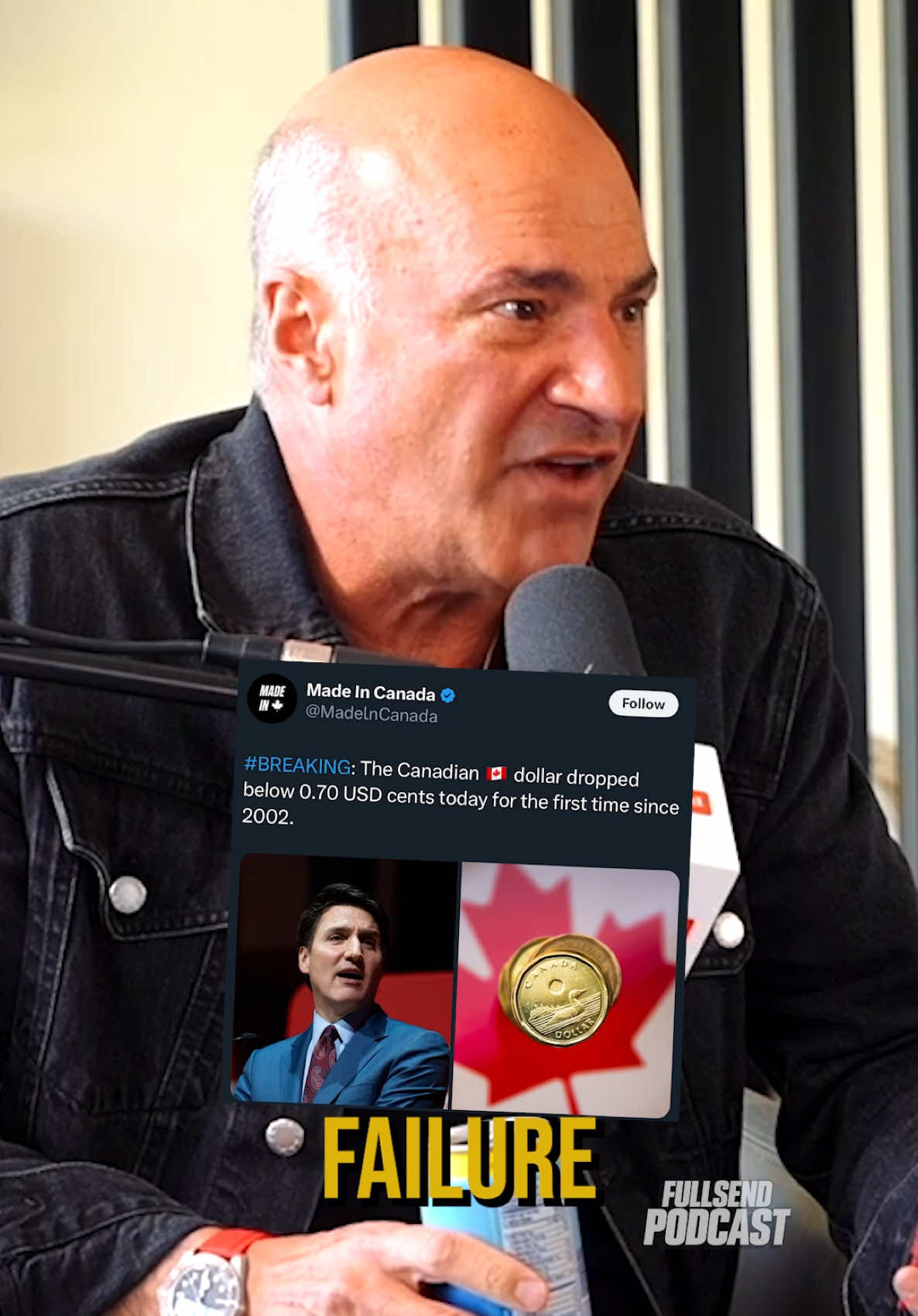 Kevin O’Leary bashes Canada over their economic issues… #fullsend #nelk #fyp #kevinoleary #sharktank #canada_life🇨🇦 #canada🇨🇦 