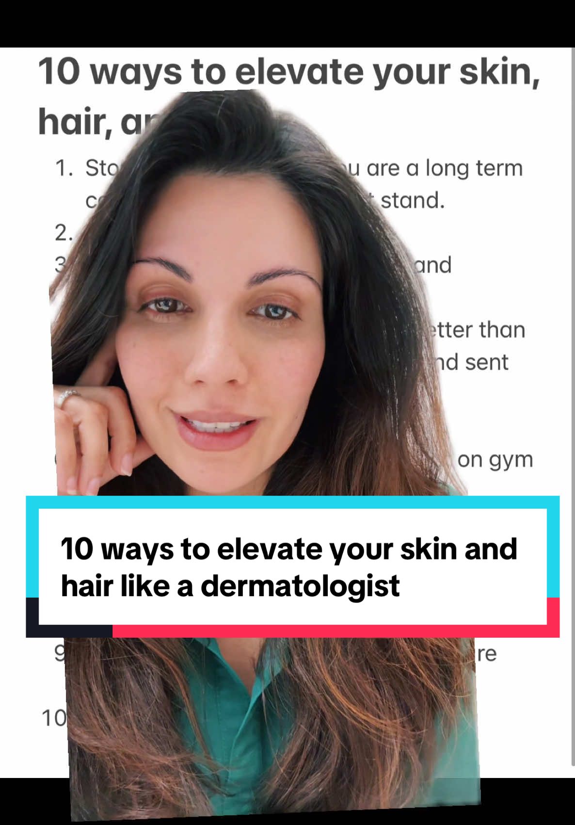 The 10 truths to elevate your skin and hair from a dermatologist #dermatologist #skincaretips #hairgrowthhacks #skincarehacks 