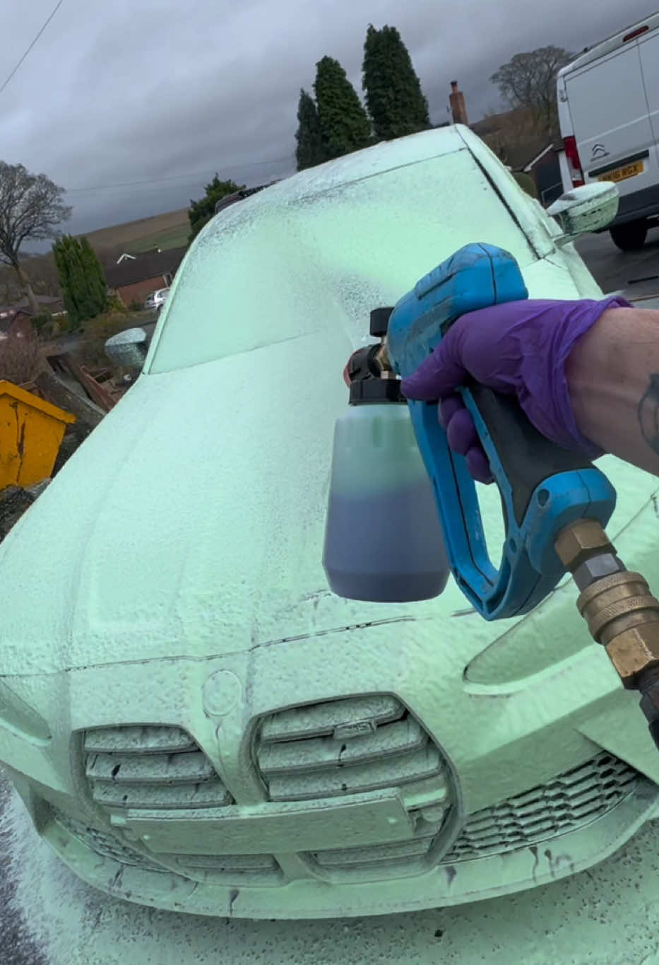 Satisfying BMW M4 Wash #detailing #satisfying #asmr  #bmw 