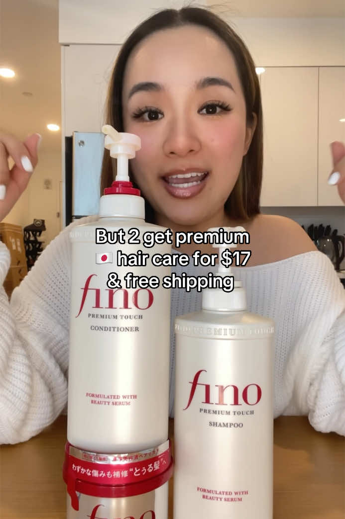 But 2 get premium 🇯🇵 hair care for $17 & free shipping #fino #shiseido #shampoo #conditioner #hairmask #haircare #blackfriday #tiktokshopblackfriday #tiktokshopcybermonday #spotlightfinds #blackfridayearlydeals #blackfridaydeals #christmasgift #LaPuraCrema 