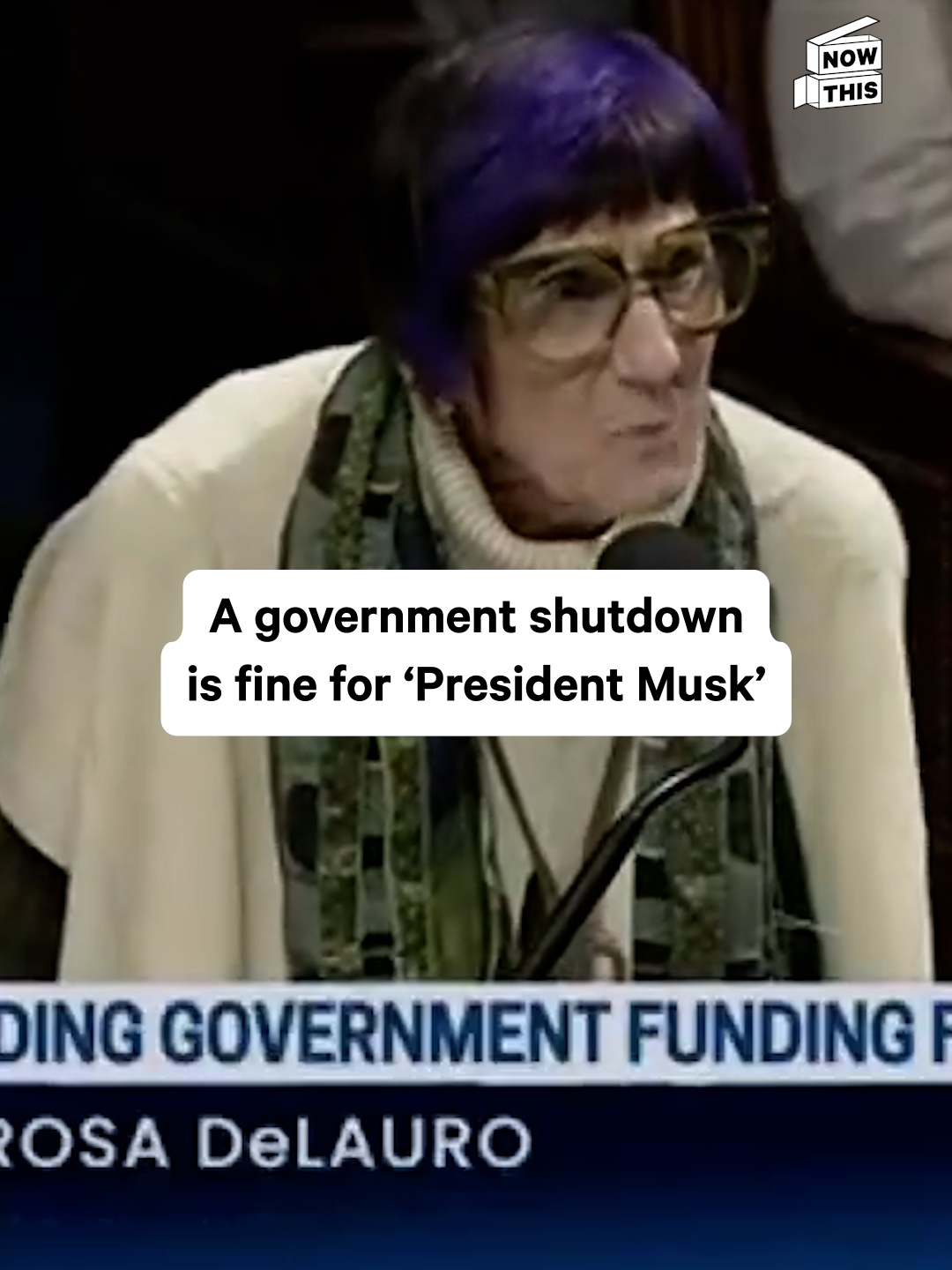 'President Musk' won’t feel the shutdown's pain, unlike everyday Americans #rosadelauro #elonmusk