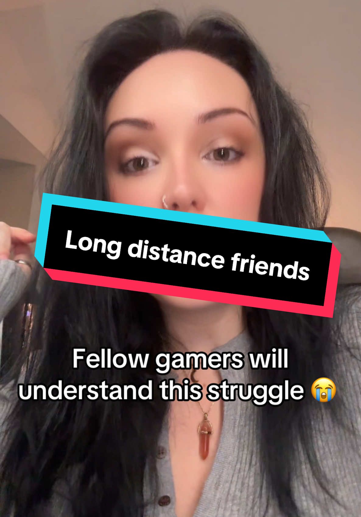 This is the worst. I’ve made some great friends from gaming & social media but I can’t (easily) hang out with them 🥲 #longdistancefriendship #onlinefriends #gamers #gamer #gamerfriends #funny #fyp 