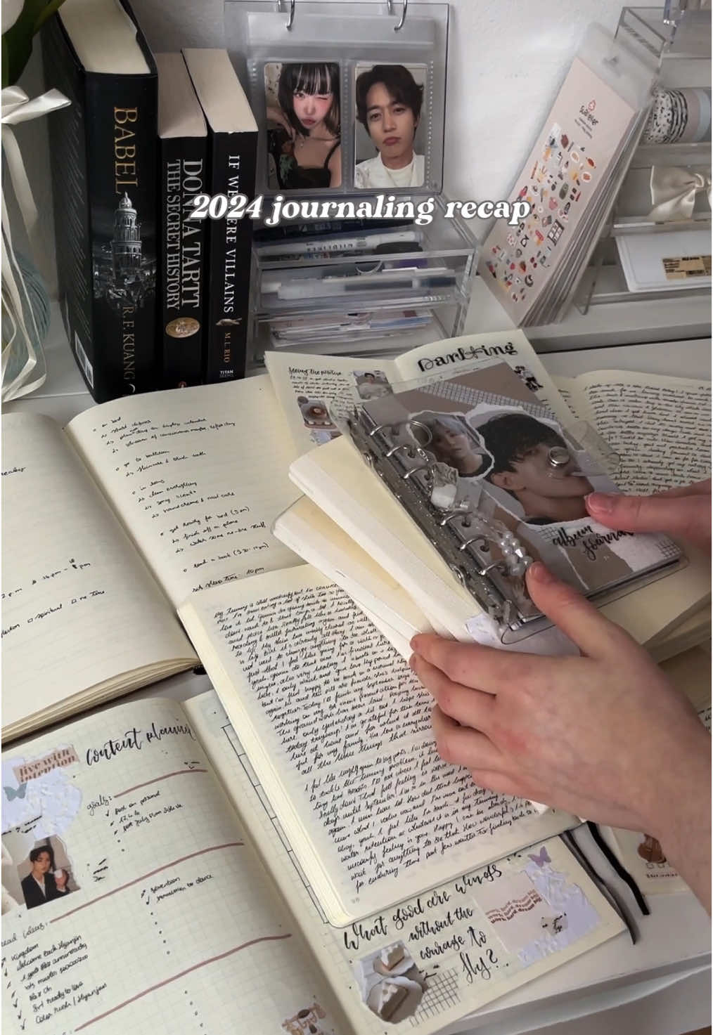 Your sign to start that journal in 2025! ✍🏼 so many precious memories 🥹 #journal #journaling #kpopjournal #fyp 