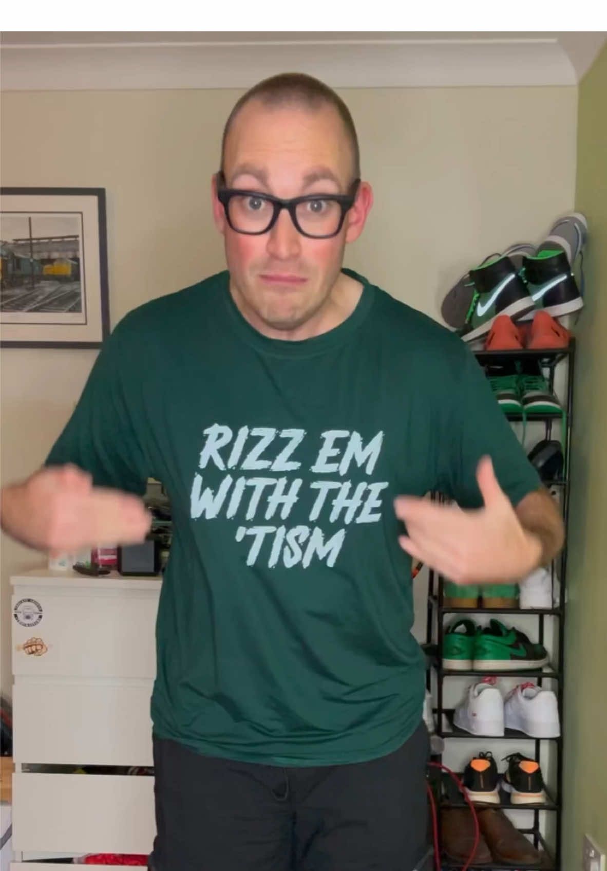 Rizz Em With The Tism  #Rizzemwiththetism #autistic #tshirt #ryanwindridge 