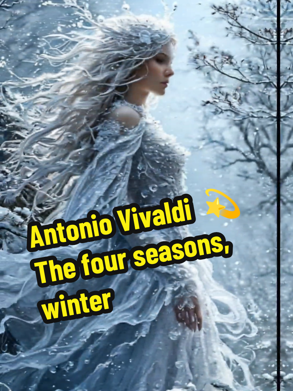 Antonio Vivaldi - The four seasons, winter. ★🎻𑜞᭄۫۫۫۫°✿ #orchestra #clasiccalmusic  #artnature #CapCut 