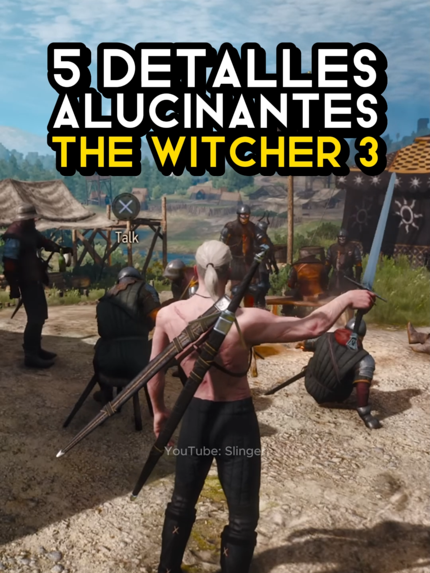 5 DETALLES ALUCINANTES de The Witcher 3 🐺 #thewitcher3 #detallesalucinantes #gaming