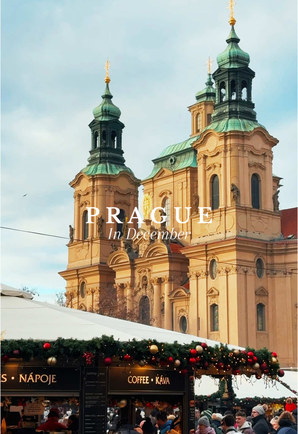 🇨🇿Prague, Czech Republic🇨🇿 • • Prague in December transforms into a magical winter wonderland. The historic city glows with festive lights, and its renowned Christmas markets, especially in Old Town Square, offer traditional treats like trdelník, mulled wine, and handcrafted gifts.  The Gothic architecture, including the Charles Bridge and Prague Castle, looks enchanting under a dusting of snow. Crisp air enhances the charm of strolling cobblestone streets, and holiday concerts in historic churches add to the city’s festive spirit. • • • #prague #christmasmarket #praha #pragueworld #czech #czechrepublic #czechrepublic🇨🇿 #christmastime #praguetoday #praguecity #praguelife 