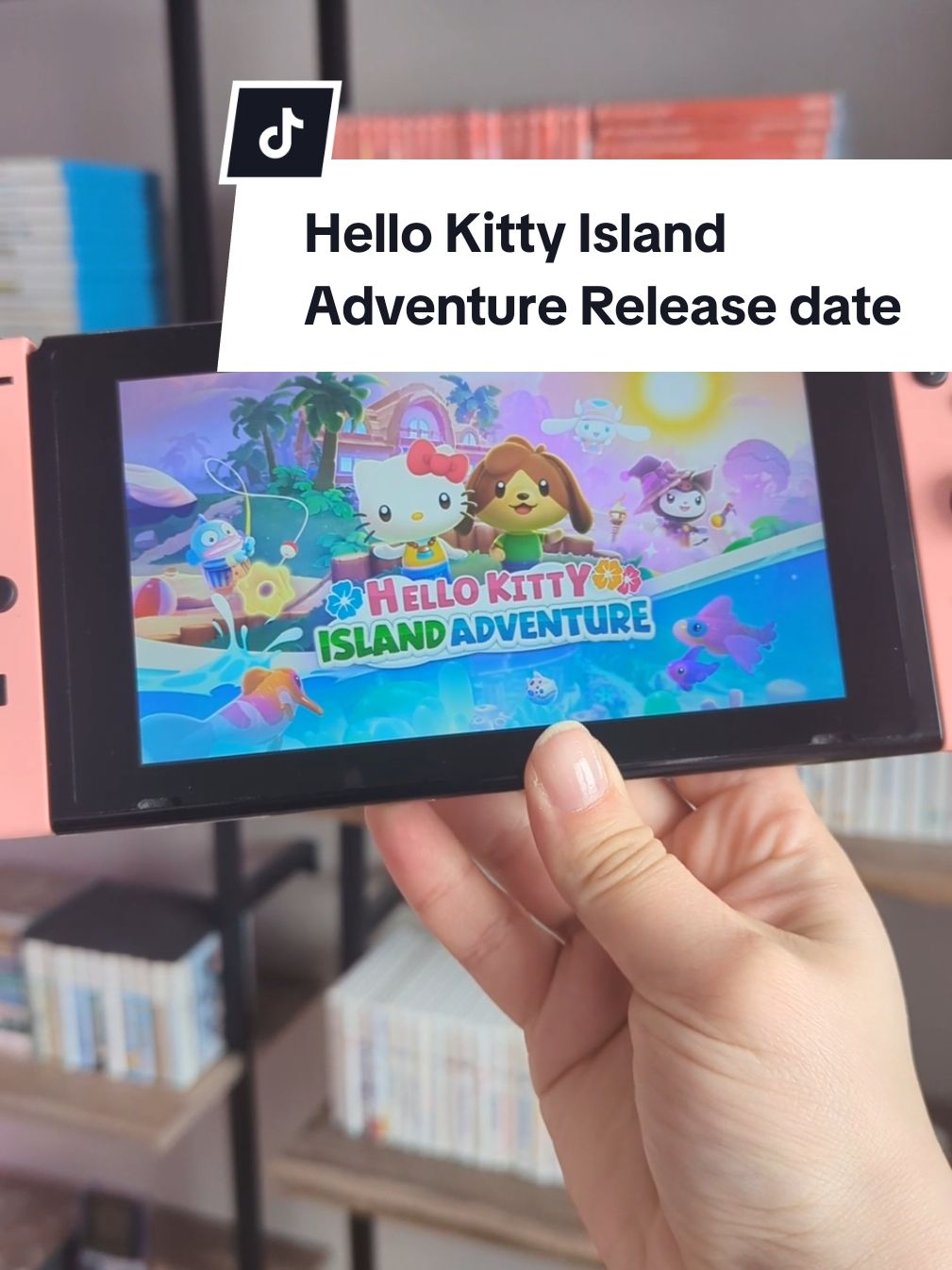 It's just around the corner! I can't wait to finally play this game! #hellokitty #hellokittyislandadventure #nintendoswitch #switchgames #cozygames #cutegames #cuteswitchgames #upcominggames 