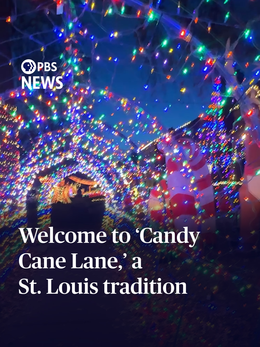 On St. Louis' south side, residents say they've adorned their neighborhood with thousands of Christmas lights for more than two decades. The street, affectionately known as Candy Cane Lane, comes alive each year right before the holiday season. Neighbors wrap trees lining the block in red and white, to resemble candy canes, they fill their yards with blow up characters, and erect tunnels made completely of sparkly lights.Organizers say they do it, not just to spread holiday cheer, but also to raise money. Each year those who participate have the option to collect donations for their chosen charity from visitors. Over the years, they estimate they've been able to raise well over $200,000. PBS News' Gabrielle Hays takes us on a trip down Candy Cane Lane. #pbs #pbsnews #news #christmas #christmastiktok #holiday