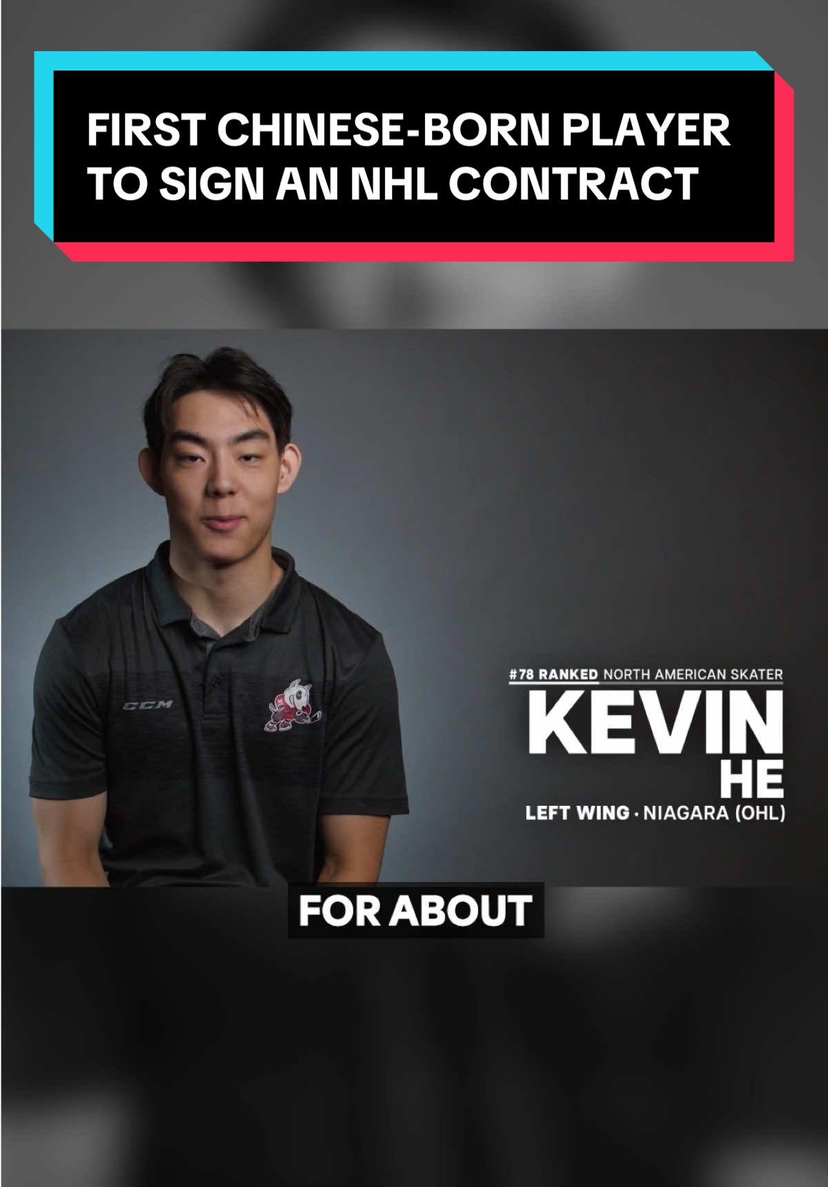 congrats to Kevin on his @Winnipeg Jets signing ❤️ #WinnipegJets #KevinHe #NHL #hockey #interview 