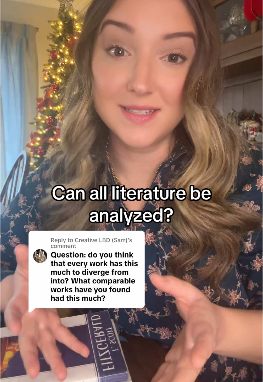 Replying to @Creative LBD (Sam) Can all literature be analyzed? Yes! Does it have to be? No. 📚 #books #reading #literature #BookTok #bookish #bookishthoughts #bookishquestions 