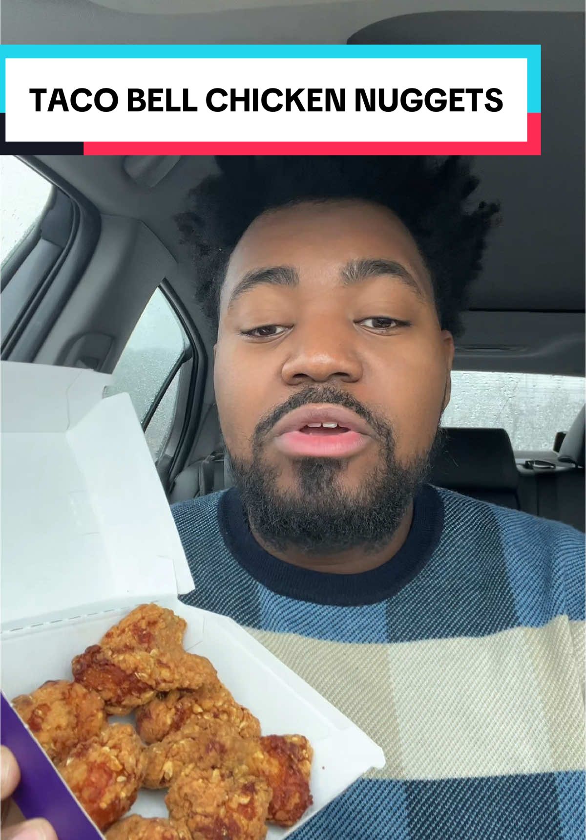 TRYING TACO BELLS NEW CRISPY CHICKEN NUGGETS! @tacobell #foodtiktok #viralvideo #trending #fyp #mukbang 