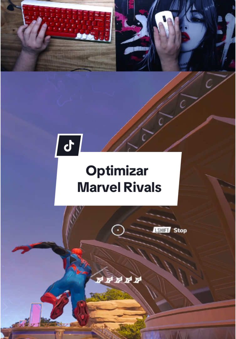 Tutorial Optimizar Marvel Rivals #tech #marvelstudios #pcgaming #chile🇨🇱 #fy 