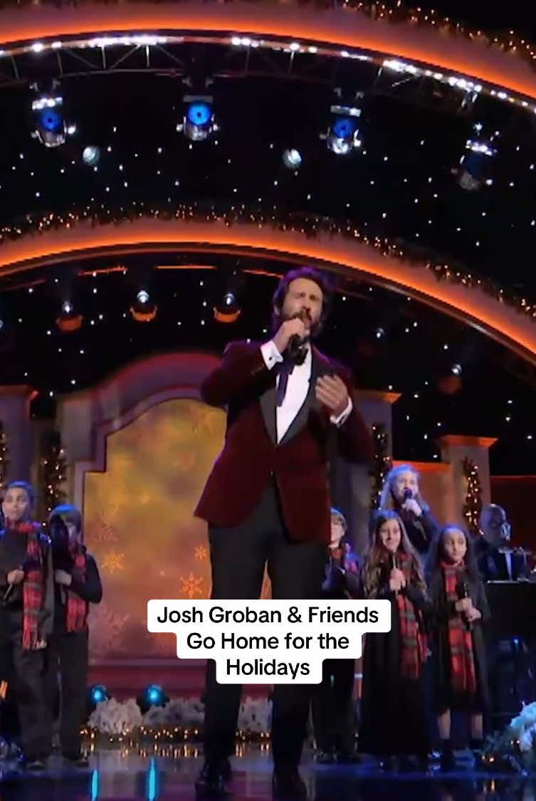 Kick off your holiday week with a celebration of family in Josh Groban & Friends Go Home for the Holidays! 🎄 #joshgroban #home4holidays  #music #performance #special #tv #holiday 