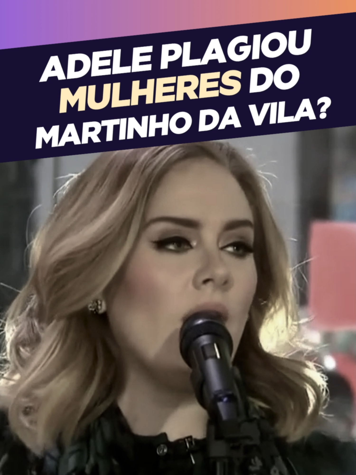 o #plágio mais comentado do momento #adele