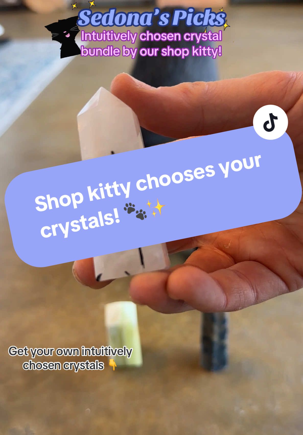 ✨ Sedona, our shop kitty, just picked out the perfect crystal bundle for Rebeccamiller324! 🐾 These crystals bring healing, protection, and love. She even added a Rose Quartz Lucky Cat Carving for extra joy and good fortune! 💎💖 #ShopKittyPicks #CrystalBundle #HealingCrystals #SedonaTheShopKitty #HealingVibes #CrystalMagic #AZStoneCo #crystals #crystalcollection #catsoftiktok #TikTokShop 