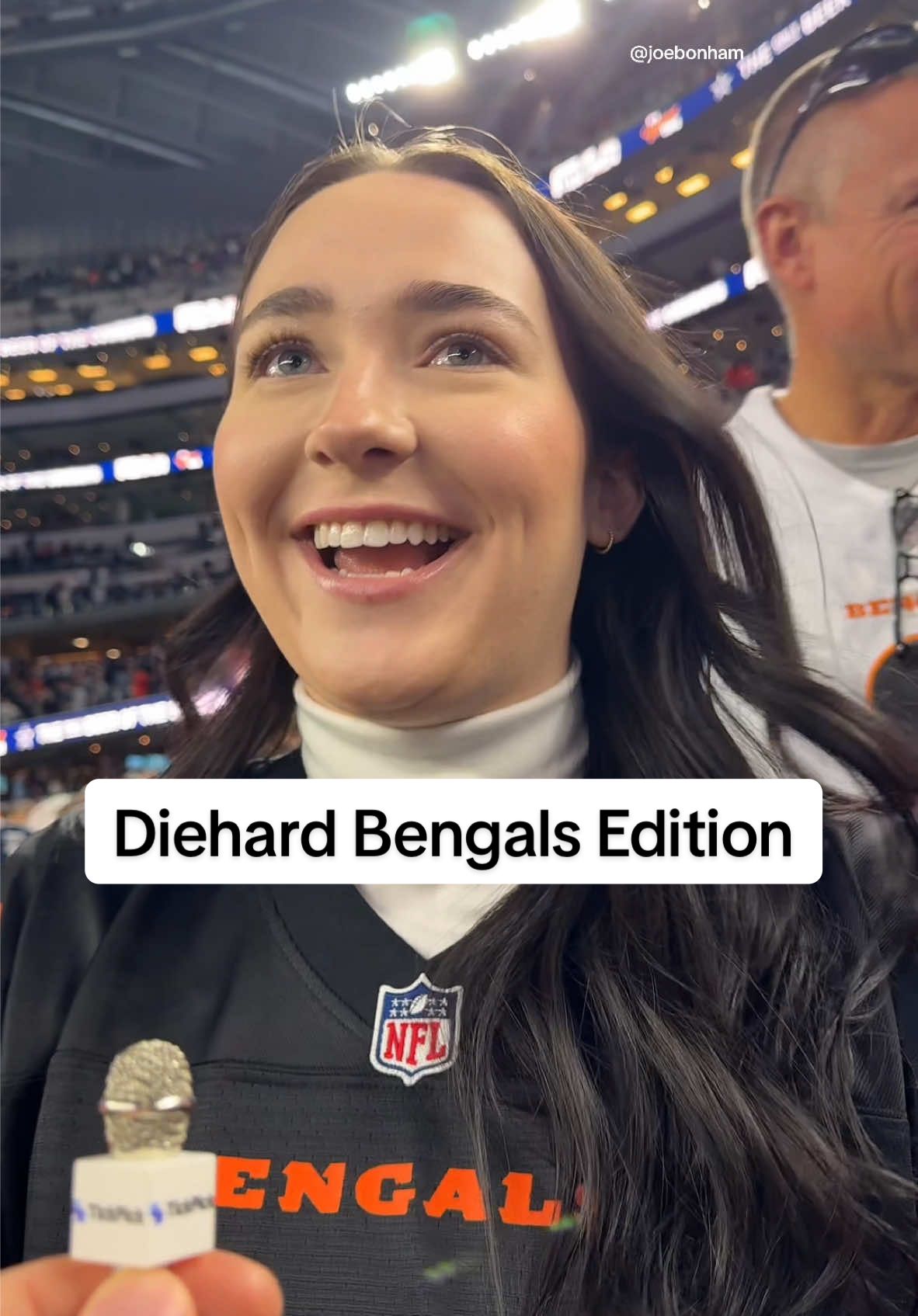 Bandwagon or Diehard? Bengals Edition. Shoutout @TickPick for getting this Diehard tickets 👏 #nfl #joeburrow #bengals #lsu #xyzbca 