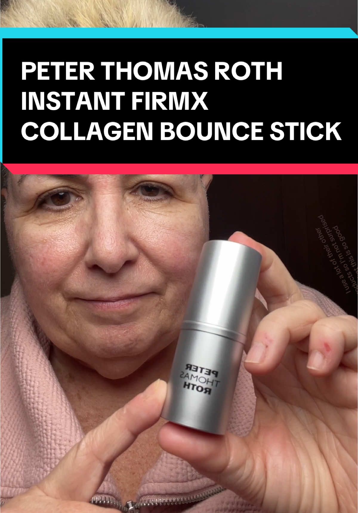 Peter Thomas Roth's Instant FIRMx Collagen Bounce Stick is a multi-use skincare product infused with a 10% Collagen Complex, Hyaluronic Acid Filling Spheres, and Matrixyl 3000 Peptides. This balmy color stick provides instant hydration and improves skin elasticity. It glides smoothly over cheeks and lips, offering a buildable glowy finish suitable for all skin tones.  @Peter Thomas Roth Labs #peterthomasroth #collagenpeptides #collagenstick #skincaretiktok #antiagingskincare #collagenpeptide #collagen #hyaluronicacid 