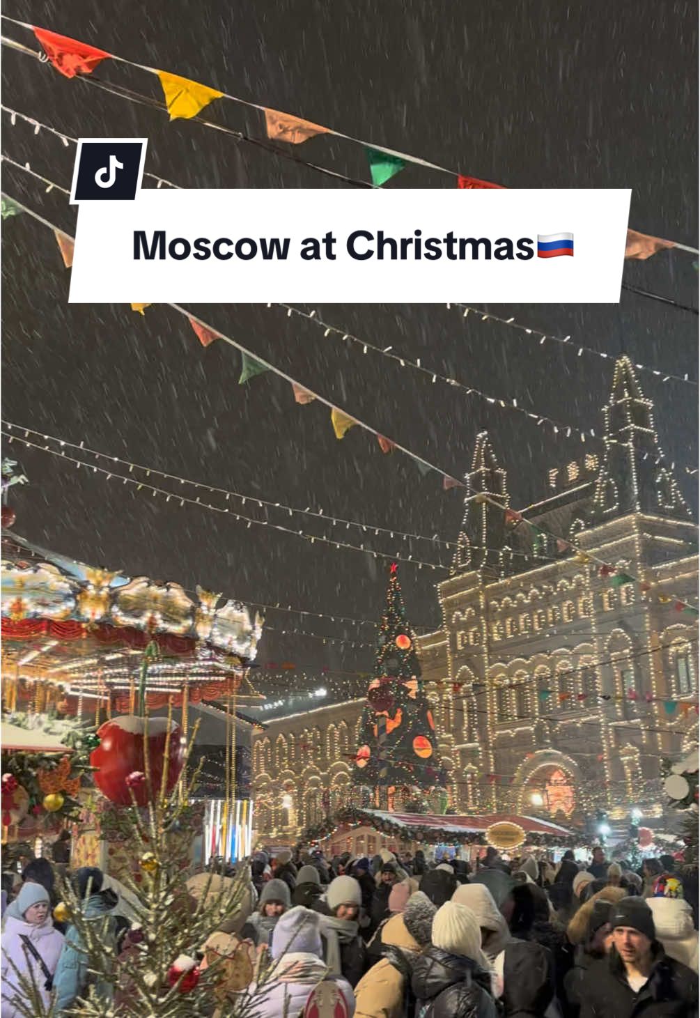 The beauty of Moscow at Christmas 🇷🇺🪆🎄 #russia #russia🇷🇺 #moscow #redsquare #winter #russianwinter #christmas #рождество #зима  #краснаяплощадь #россия #россия🇷🇺 #москва #fyp #foruyou #foryoupage 