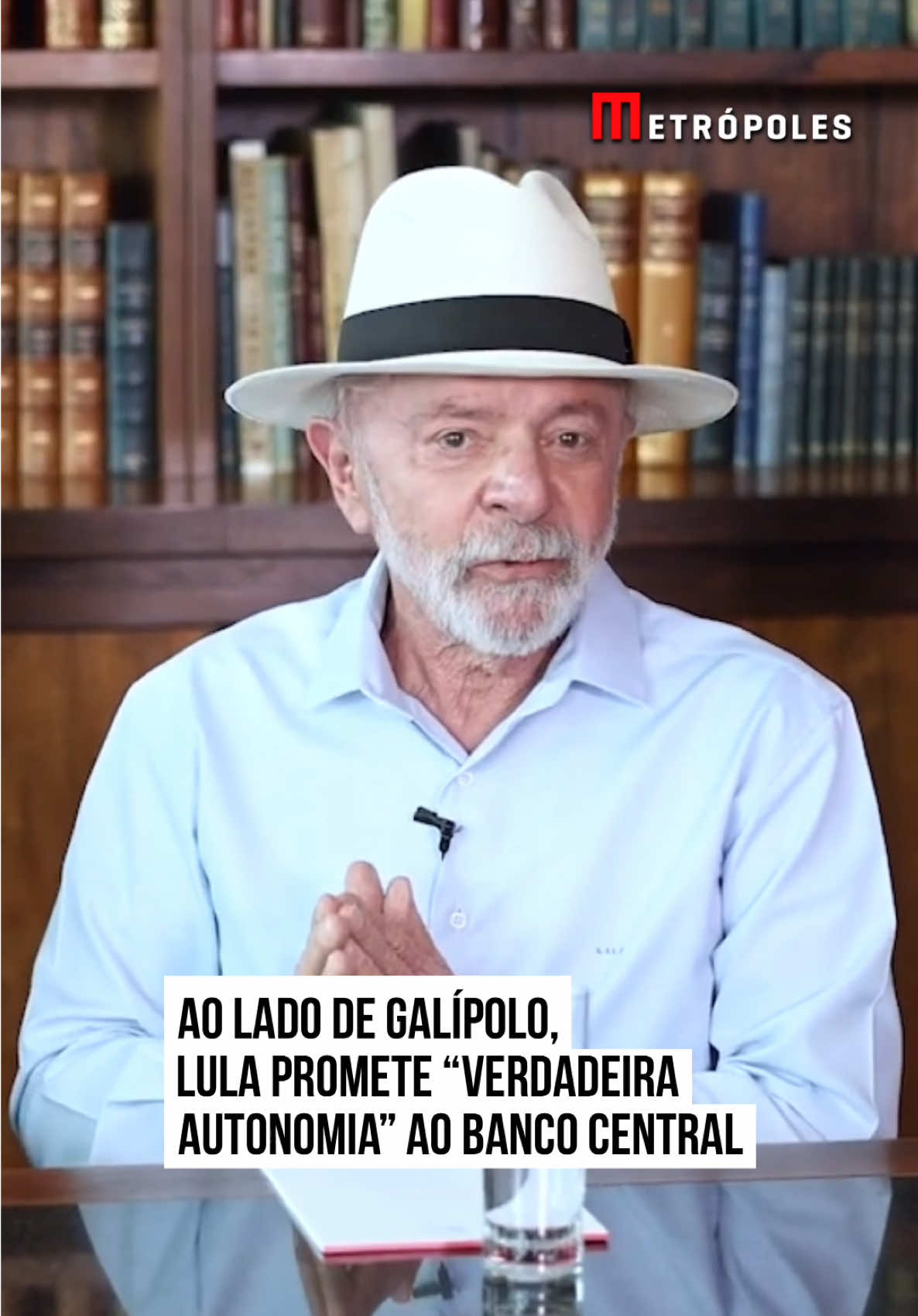 Ao lado de #GabrielGalípolo, #Lula promete “verdadeira autonomia” ao #BancoCentral. “Quero que você (Galípolo) saiba que está aqui por uma relação de confiança minha e de toda a equipe do governo. Você será o mais importante presidente do Banco Central, porque você vai ser o presidente com mais autonomia que o BC já teve”, afirmou o presidente da República em vídeo postado nas #redessociais. #TikTokNotícias 