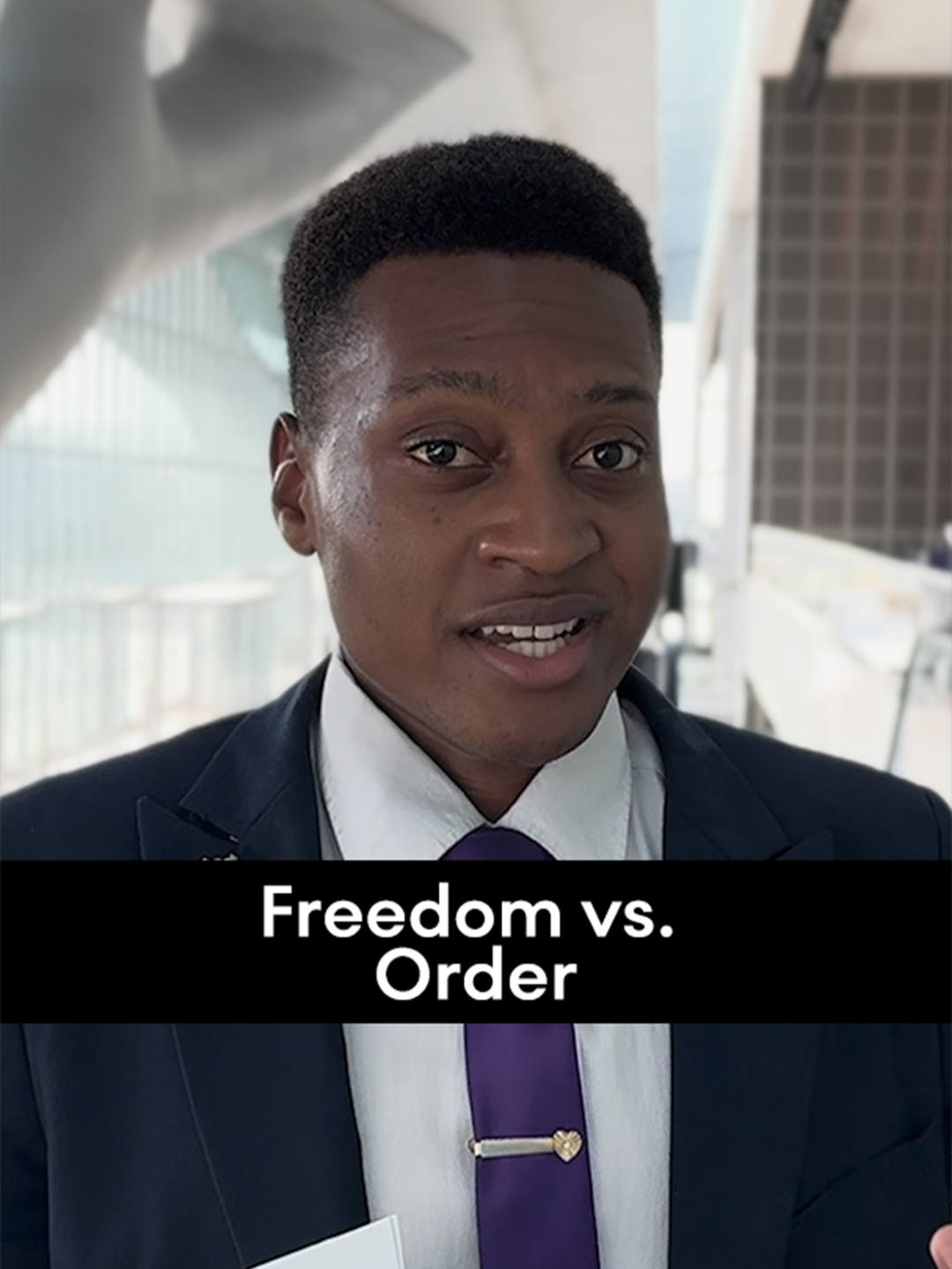Some societies are built on the cornerstone of freedom—others on order. Which principle is more valuable when it comes to building a better, more equitable future?  Here’s what some people had to say: بعض المجتمعات مبنية على أساس الحرية - البعض الآخر على أساس النظام. ما هو المبدأ الأكثر قيمة عندما يتعلق الأمر ببناء مستقبل أفضل وأكثر إنصافًا؟ إليك ما قاله البعض