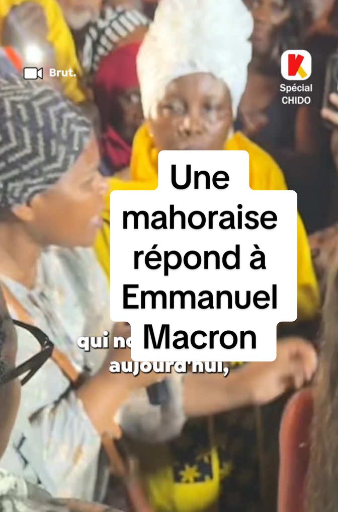 Une mahoraise répond au président Macron #kwelimedia #mayotteisland🌴🌞îleauxparfum #mayotte976🇾🇹🌴🤣foryoupage 