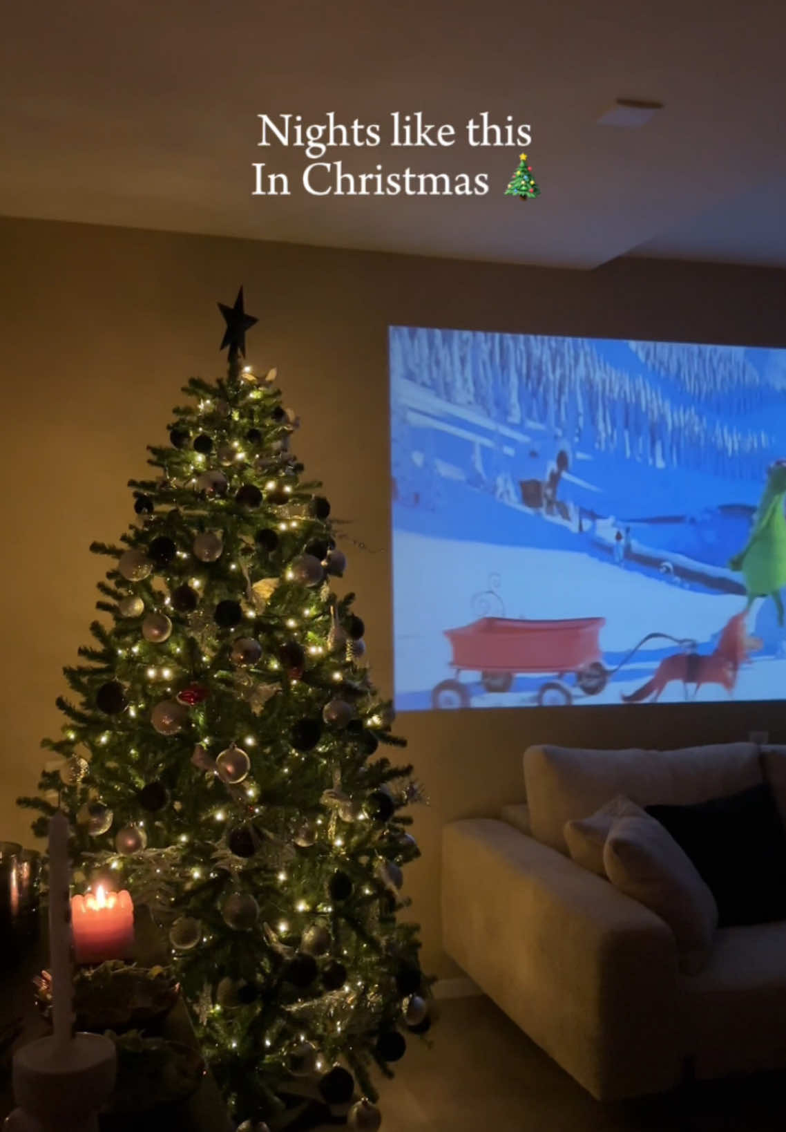 Imagine having this for christmas night with your family 😩🥰 #projector #miniprojector #christmasgifts #giftideas #creatorsearchinsights 