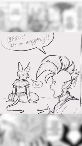 Slugma ⚽️’s lord beerus | Art by chronic-shinposter over on tumblr! #lordbeerus #beerus #dragonball #dragonballz #whis #sugma #deeznutzz🥜 #supremekai #meme #fypシ #voiceover #comic #comicdub 