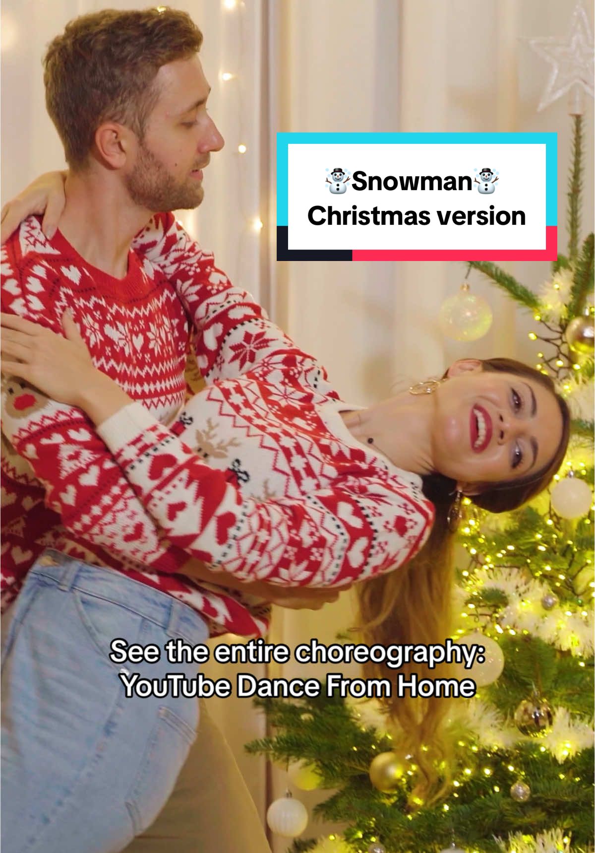 On the occasion of the upcoming holidays, we’ve prepared a christmas version of the first dance to the song “Snowman.” ☃️💖 The choreography is easy to learn and will surely make your winter evenings together even more special 🥰. The song perfectly captures the magical holiday vibe! ✨🌲 Last year, we shared the full wedding version of “Snowman” choreography on our YouTube channel – this year, we’re bringing you a festive, home-danced version. Which one do you like more? 💃🕺 ➡️ See the entire choreography: YouTube Dance From Home/ https://youtu.be/9tiFQg6oqLM ➡️ See the christmas version: https://youtu.be/X70dVkxm60s ➡️ Learn Your First Dance step by step: www.dancefromhome.com ➡️ PS. Don’t forget about our christmas offer! ❄️ Buy any Online First Dance Course and get a Party Dance Course for FREE! 🎁 Code: XMAS 🌐 www.dancefromehome.pl 🎶 Snowman - Sia #weddingdance #weddingdanceonline #firstdance #firstdanceconline #weddinginspirations #wedding #bride #gettinmarriedin2025 #bride2025 #wedding2025 #firstweddingdance #beautifulthings #christmas #christmasdance #christmastree