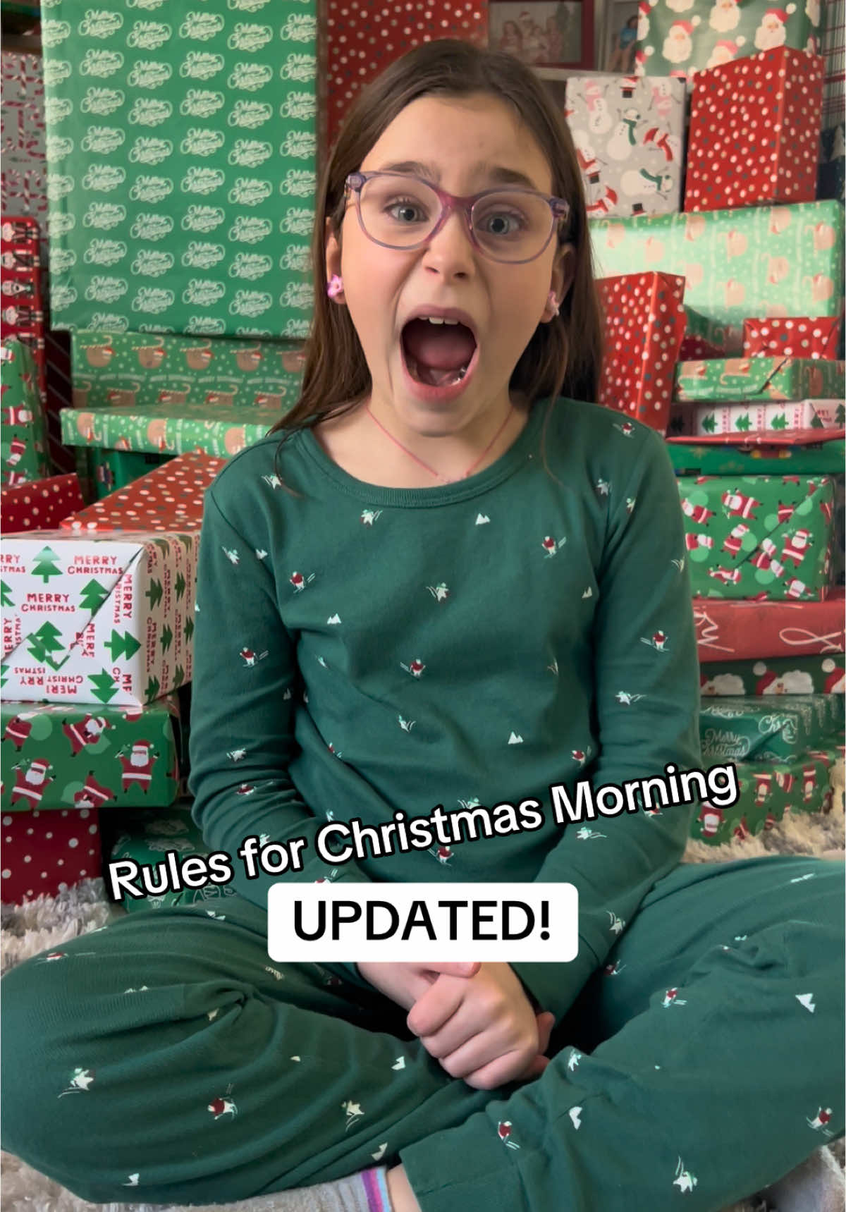 Reviewing the rules for #Christmas morning with one important update for this year. #foryou #christmas2024 #presents 