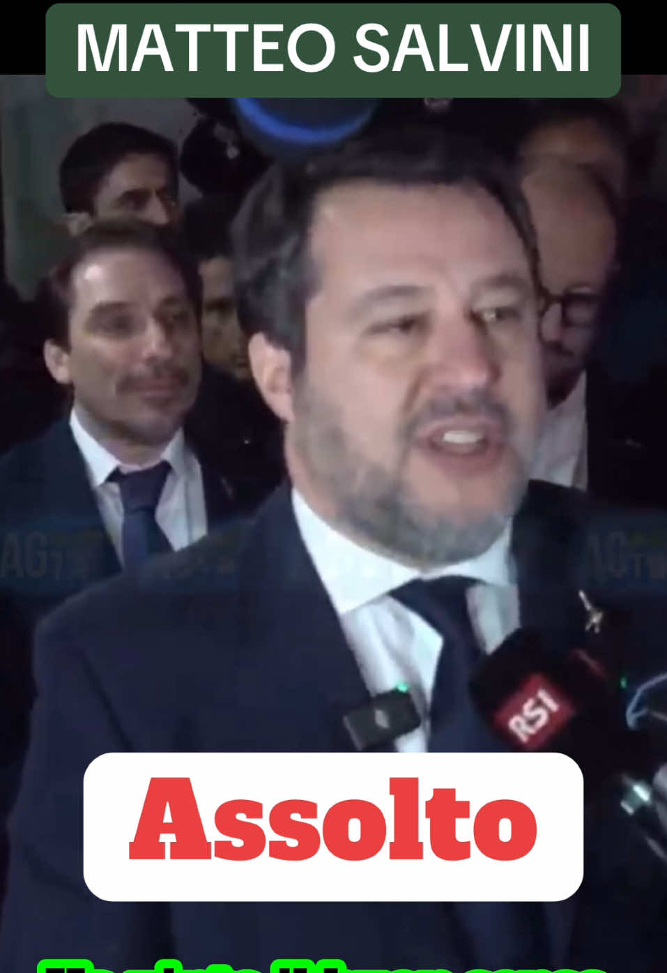 Matteo Salvini Assolto! Ha vinto il buon senso , ha vinto I'ltalia, ha vinto il concetto che difendere i propri confini e la nostra patria dalle invasioni di massa e' un diritto e non un reato e contrastare scafisti , teafficanti di esseri umani  e Ong straniere e’ un dovere . Oggi la giustizia  non politicizzata  ha fatto il suo dovere. #salvini IOn'senso #openarms #italy #italia #fyp #perte #politica #fratelliditalia #lega meno