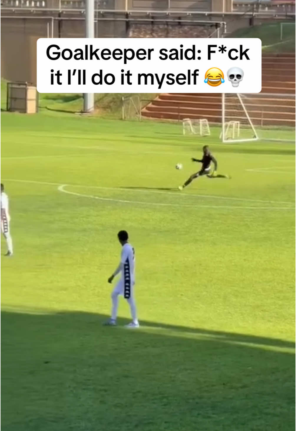 That has to be a World Record 🤯🔥 that was unbelievable 💀(IG: wits_university_football_club) #golazo #goal #goalkeeper #keeper #football #futbol #futebol #him #aura #Soccer #soccertiktok #footy #footballtiktok #risingballers #ballers 