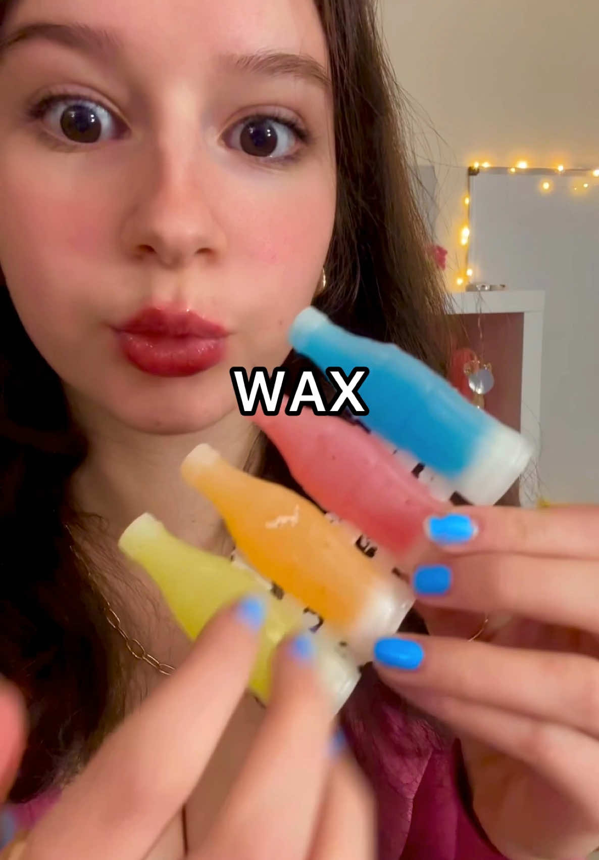 Trying VIRAL WAX CRACKING CANDY! 😱😳🍋‍🟩 *so satisfying* #candy #waxcandy #hack #satisfying #fypage #trending