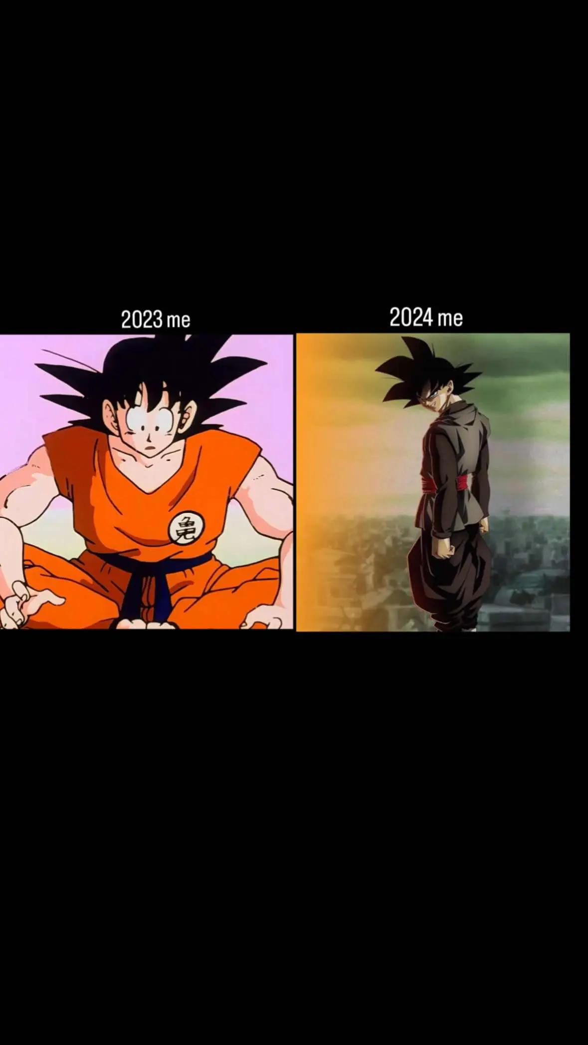 But goku is > goku black 😮‍💨 #gokublack #goku #dragonballsuper #dragonballz #anime 