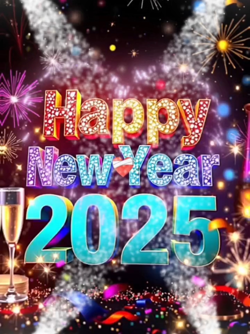 happy new year 2025 everyone god bless All of us Amen #heartmuah 