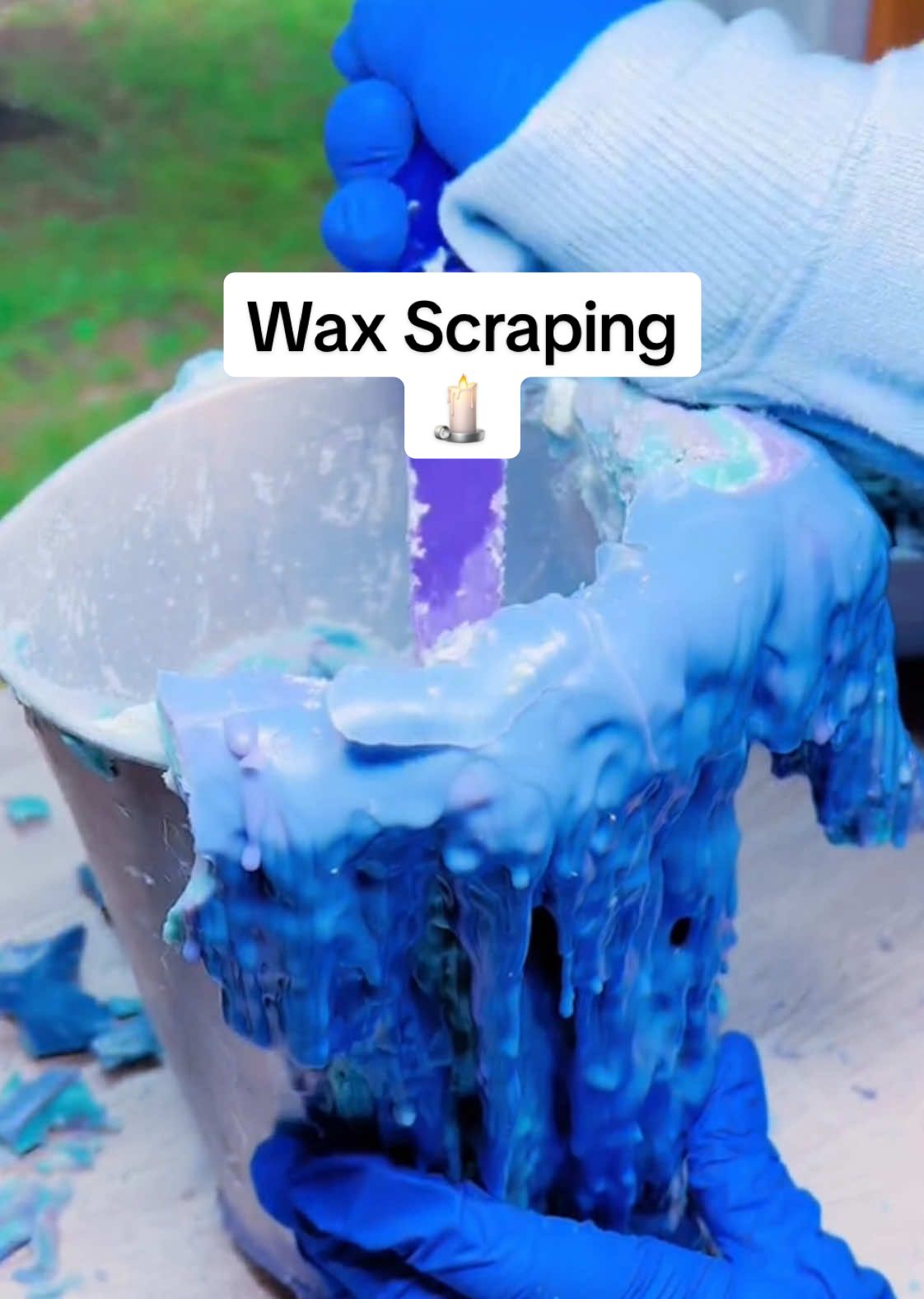 Wax Scraping #wax #scraping #satisfying #asmrsounds #asmr #tik_tok #fyp #oddlysatisfying #asmrvideo #tiktokviral 