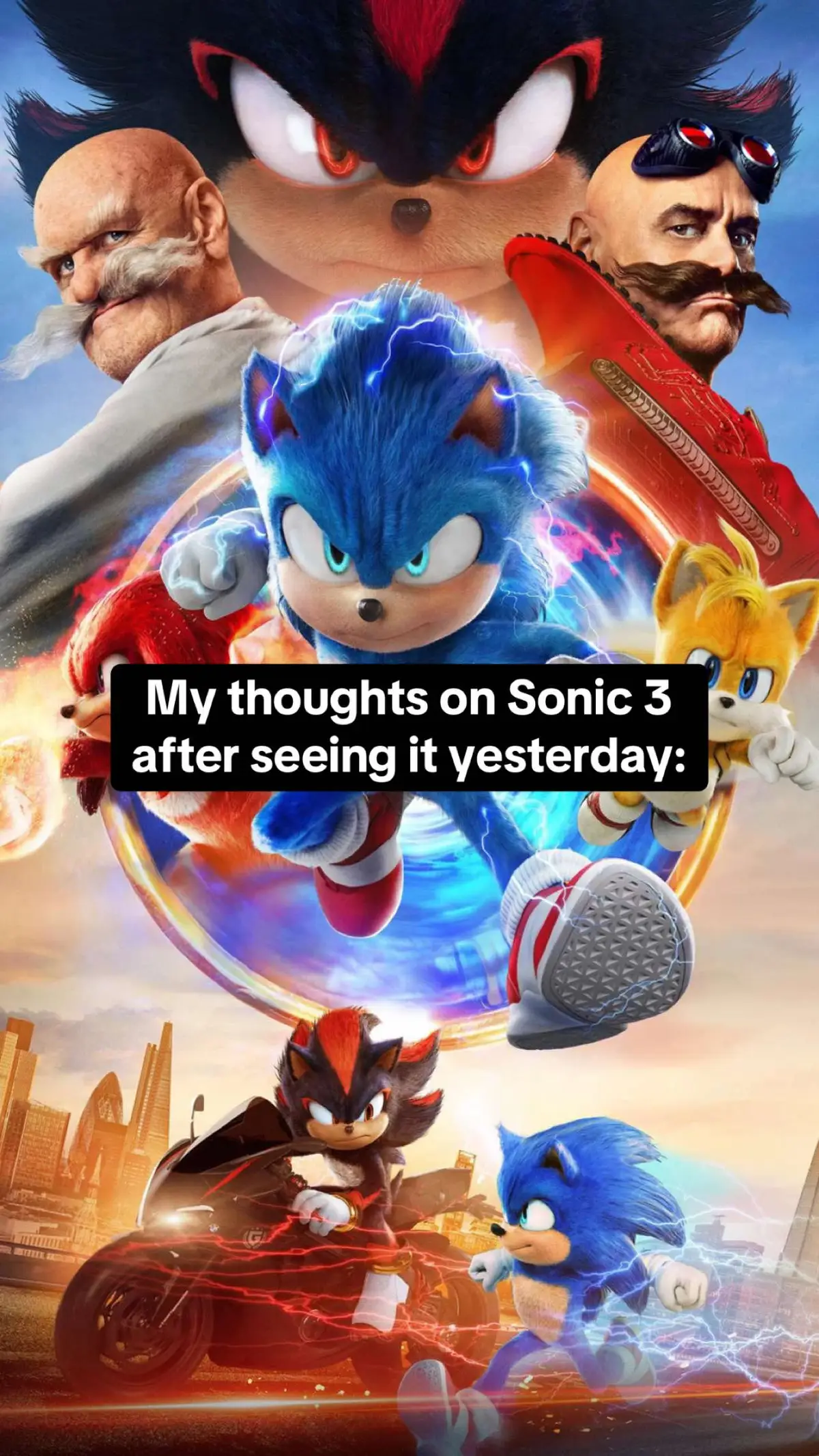 US SONIC FANS ARE EATING GOOD #sonicmovie3 #paramountpartner #sonicthehedgehog #shadow #shadowthehedgehog #knuckles #tails #dreggman #drrobotnik #jimcarrey #sonic3 #sega #fyp #foryoupage 