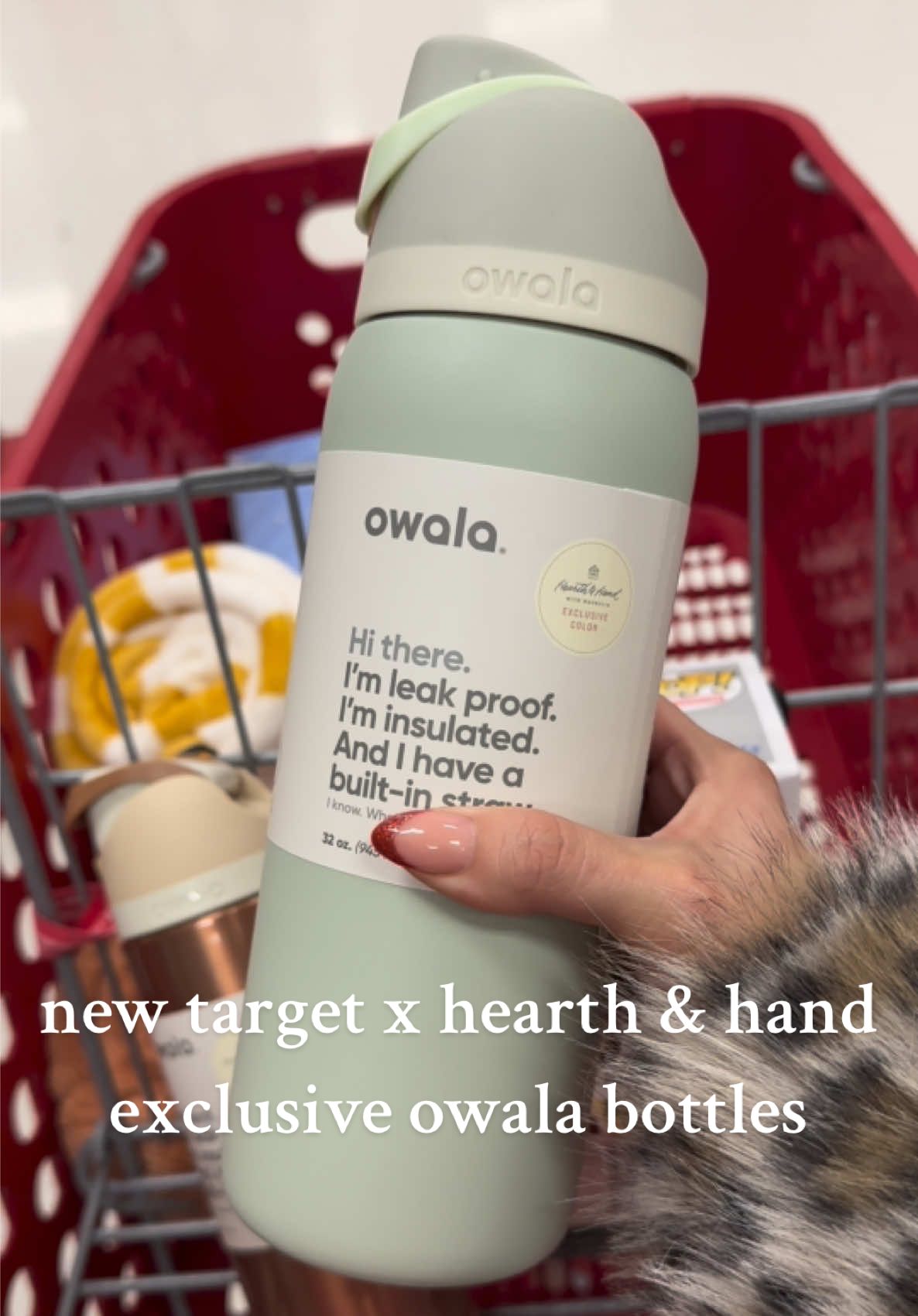 was doing some shopping and found these cuties hiding on the shelf. the target x hearth & hand exclusive owala colors - lily pad (32 oz) 💚 and antique charm (24 oz) 🤎 which one would you pick up? @owalalife @target @magnolia #owala #hearthandhand #hearthandhandwithmagnolia #limitededition #emotionalsupportwaterbottle #targetfinds 